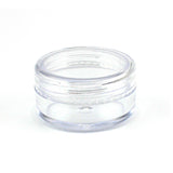 Förvaringsburkar med lock 10 st 10 ml transparenta för pärlor