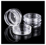 Förvaringsburkar med lock 5-pack 10 ml för pärlor och nageldekorationer