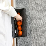 Förvaringsväska i filt 32x20x10 cm för säng/soffa, flera färger