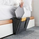 Förvaringsväska i filt 32x20x10 cm för säng/soffa, flera färger