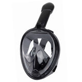 Full-face snorkelmask kit 180° panoramavy anti-dimma med snorkel & väska