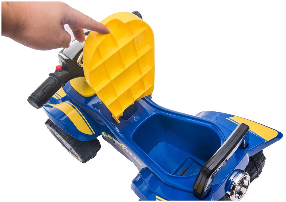 Fyrhjuling ride-on för barn med ljud och ljus, max 25 kg