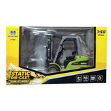 Gaffeltruckmodell 1:50 i metall/ABS med rörliga gafflar 18,5 cm