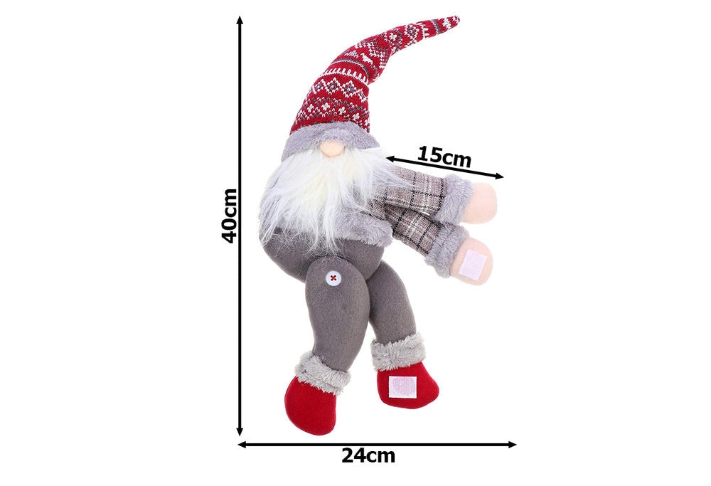 Gardintomte för gardinstång filt/plast 40 cm med kardborre