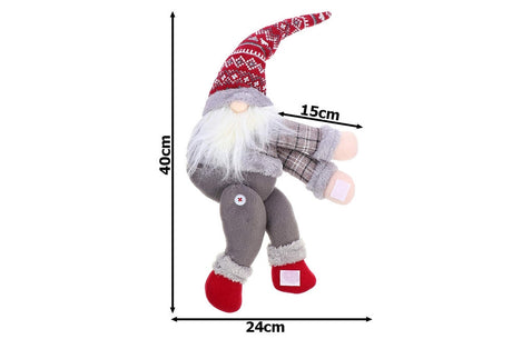 Gardintomte för gardinstång filt/plast 40 cm med kardborre