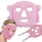 Gel ansiktsmask kyl- och värmemask rosa, universalstorlek