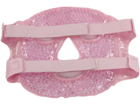 Gel ansiktsmask kyl- och värmemask rosa, universalstorlek