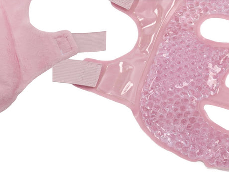 Gel ansiktsmask kyl- och värmemask rosa, universalstorlek