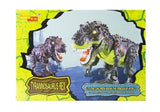 Gående T-Rex dinosaurieleksak 29 cm med ljus & ljud, batteridriven AA