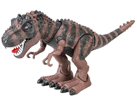 Gående T-Rex dinosaurieleksak 29 cm med ljus & ljud, batteridriven AA