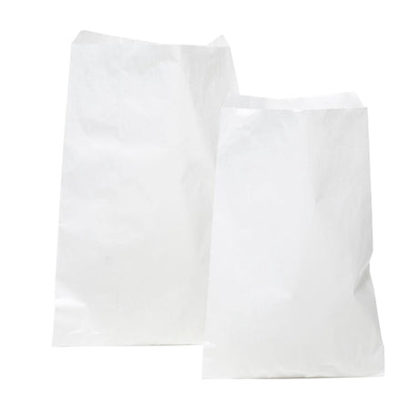 Godispåsar kraftpapper vit 21x14 cm livsmedelsgodkända 50 st