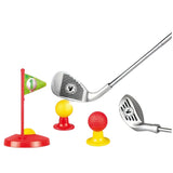 Golfset för barn 48 delar med 3 klubbor, 3 bollar och 2 hål, 3+ år