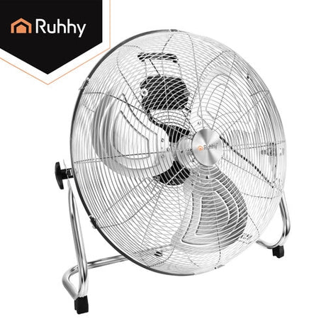 Golvfläkt 50 cm 130W metall, 3 hastigheter, 180 cm kabel