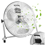 Golvfläkt 50 cm 130W metall, 3 hastigheter, 180 cm kabel