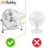 Golvfläkt 50 cm 130W metall, 3 hastigheter, 180 cm kabel