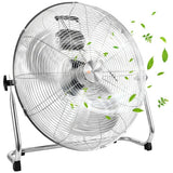 Golvfläkt 50 cm 130W metall, 3 hastigheter, 180 cm kabel