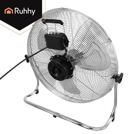 Golvfläkt 50 cm 130W metall, 3 hastigheter, 180 cm kabel
