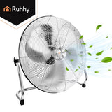 Golvfläkt 50 cm 130W metall, 3 hastigheter, 180 cm kabel