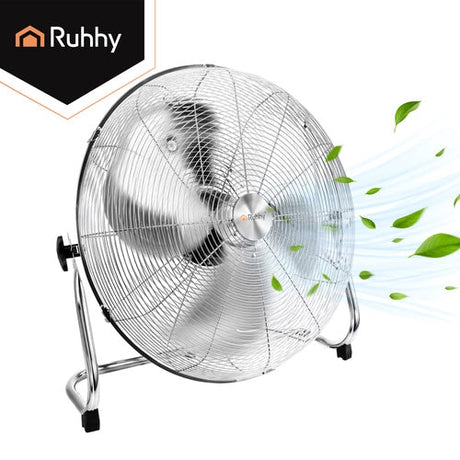Golvfläkt 50 cm 130W metall, 3 hastigheter, 180 cm kabel