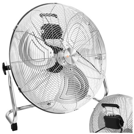 Golvfläkt 50 cm 130W metall, 3 hastigheter, 180 cm kabel