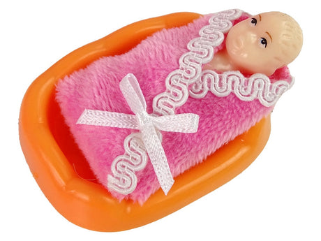 Gravid docka 30 cm med baby i magen, 3 dockor & tillbehör