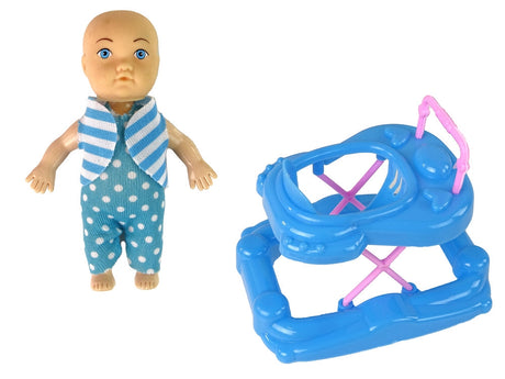 Gravid docka set 30 cm med baby, pojkdocka och tillbehör