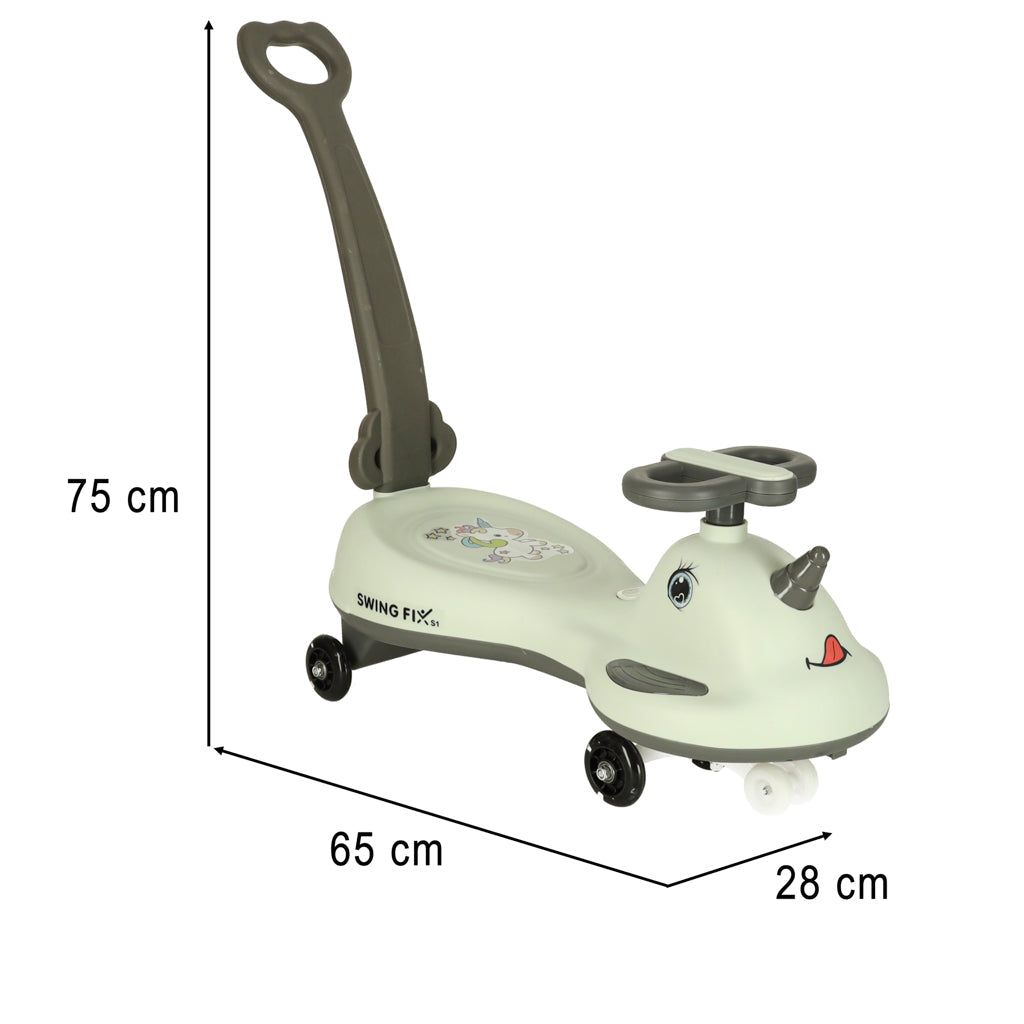 Gravity Rider åkfordon för barn 3+ med LED-lysande hjul