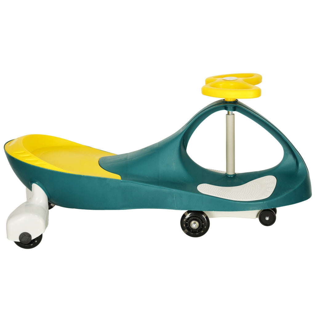 Gravity ride-on bil med LED-hjul och gummihjul, max 80 kg