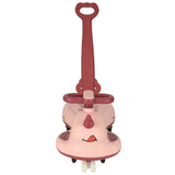 Gravity scooter med LED-hjul rosa för barn 3+ max 65 kg
