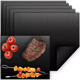 Grillmatta set 5-pack non-stick PTFE 33x40 cm för grill och ugn
