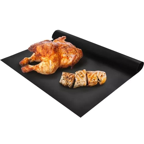 Grillmatta set 5-pack non-stick PTFE 33x40 cm för grill och ugn