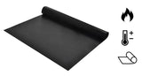 Grillmattor non-stick 40x33 cm 3-pack för grill och ugn svart