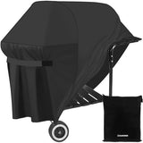Grillöverdrag 147x61x122 cm PVC-belagd polyester för kol- och gasgrill