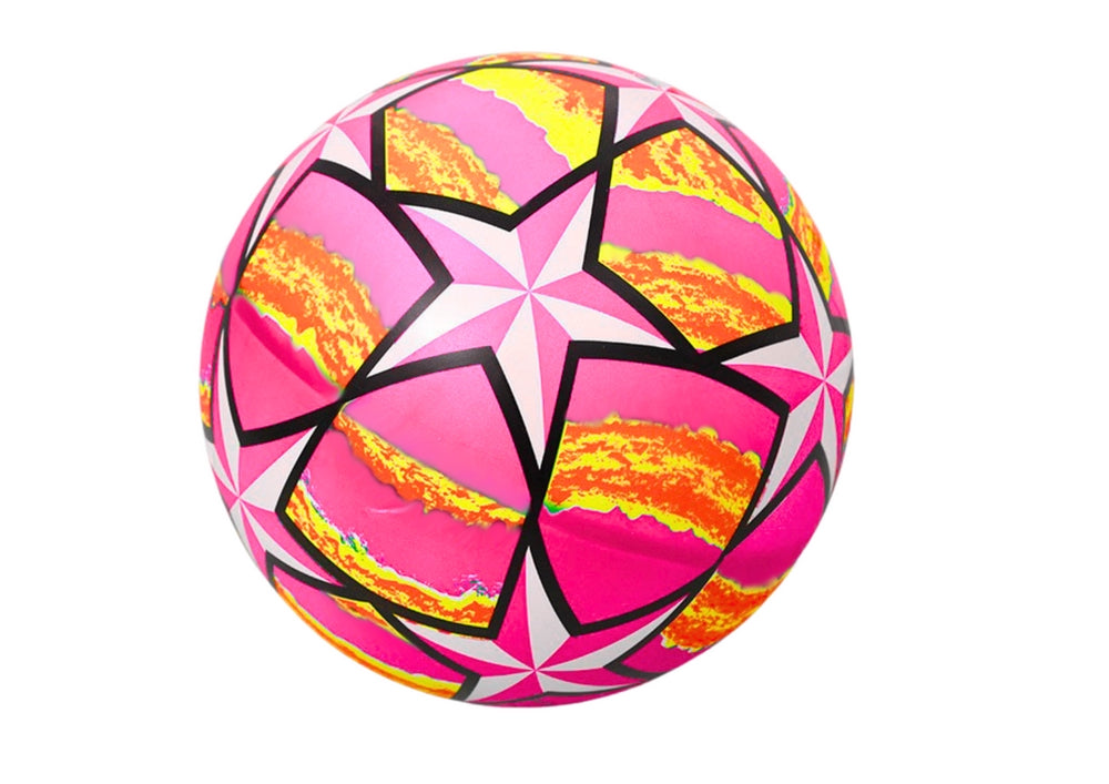Gummiboll 24 cm färgglad för utomhuslek, CE/EN71, 3+ år