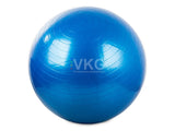Gymnastikboll 65 cm i PVC med pump blå