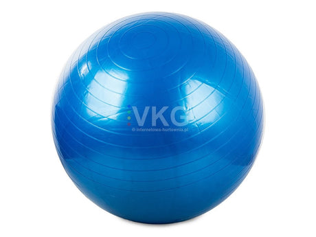 Gymnastikboll 65 cm i PVC med pump blå