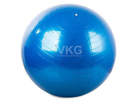 Gymnastikboll 65 cm i PVC med pump blå