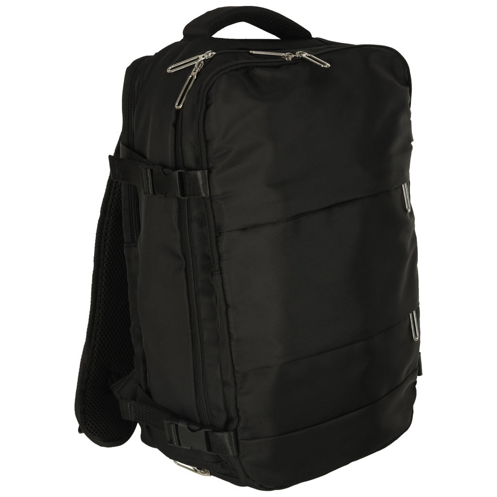 Handbagageryggsäck 25L vattentålig 45x32x15 cm svart