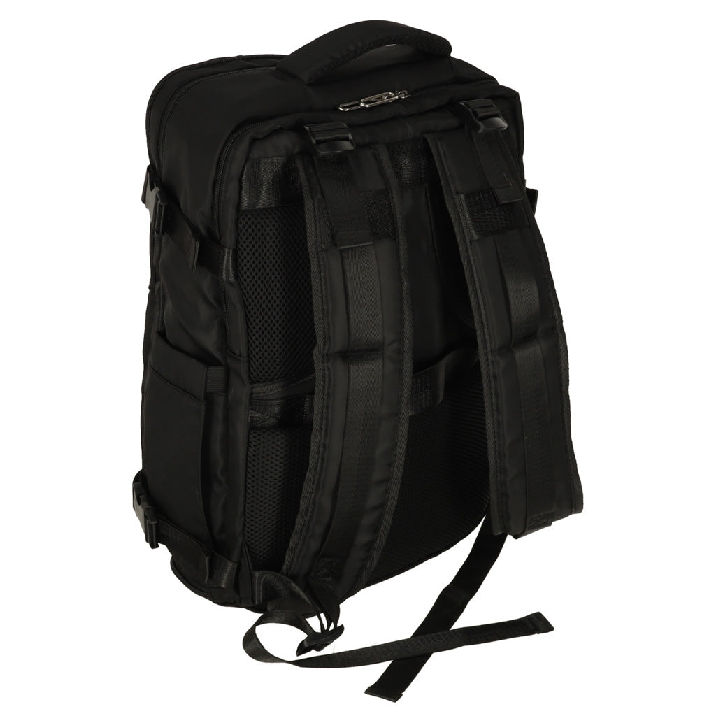 Handbagageryggsäck 25L vattentålig 45x32x15 cm svart