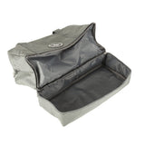 Handbagageväska grå 30x39x18 cm polyester, 5 fack med vattentätt fack