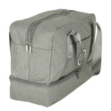 Handbagageväska grå 30x39x18 cm polyester, 5 fack med vattentätt fack
