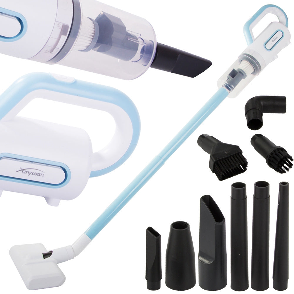 Handdammsugare med sladd 800 W 600 ml 6 munstycken 4,6 m sladd