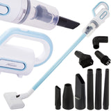 Handdammsugare med sladd 800 W 600 ml 6 munstycken 4,6 m sladd
