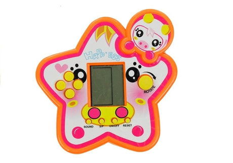 Handhållet Tetris-spel med display 11 cm röd, från 3 år
