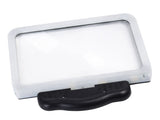 Handhållet förstoringsglas 2,5x med 48 LED och USB vit/svart