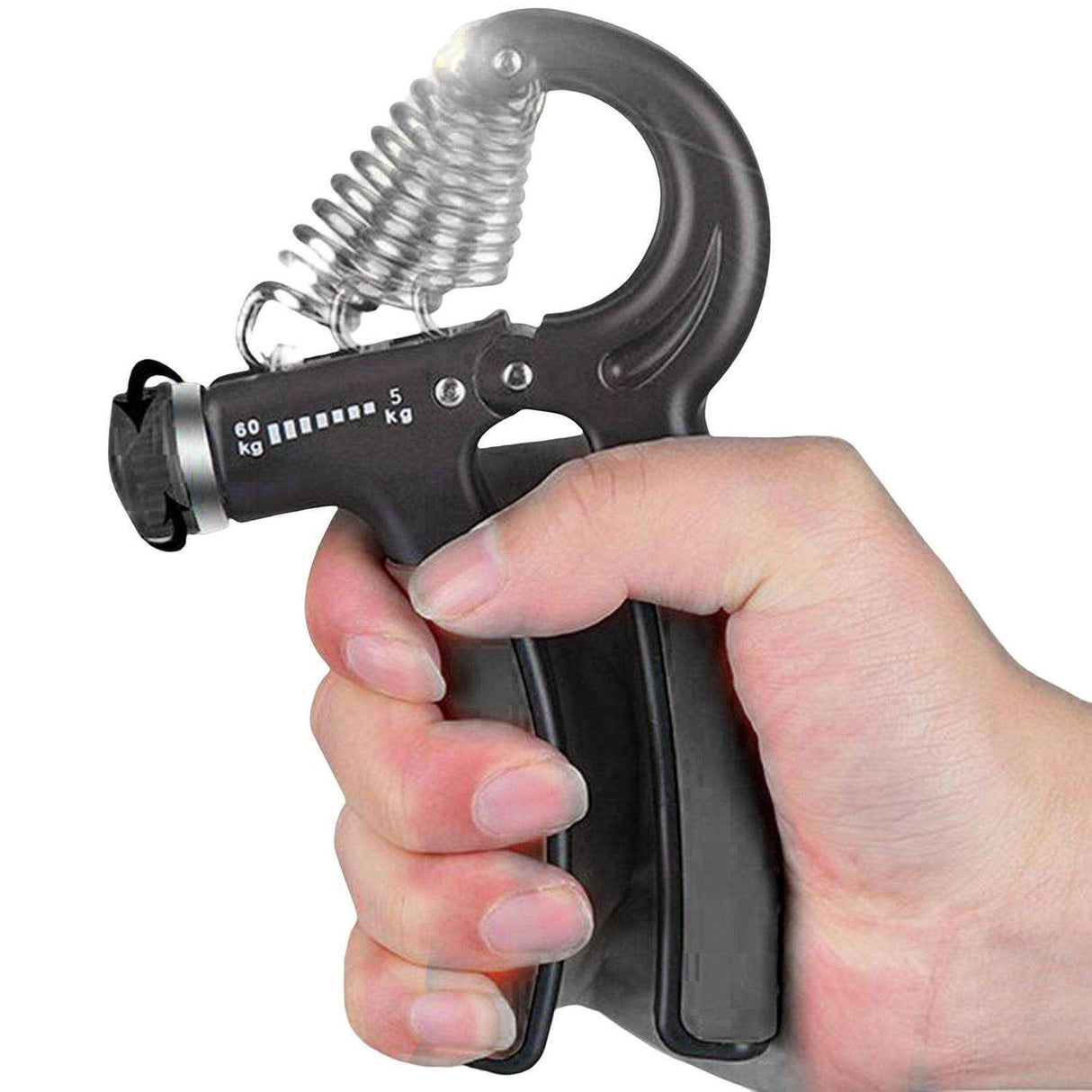 Handtränare greppstyrka justerbart motstånd 5–60 kg