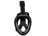 Helmask snorkelmask L/XL svart anti-im med dry-top, GoPro-fäste