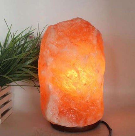 Himalaya saltlampa 12x23 cm 3-5 kg E14 2W orange 230V