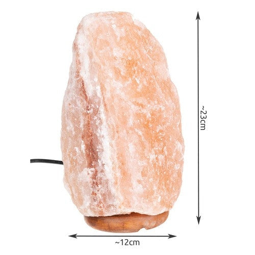 Himalaya saltlampa 12x23 cm 3-5 kg E14 2W orange 230V