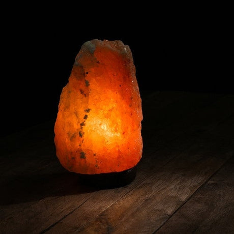 Himalaya saltlampa 12x23 cm 3-5 kg E14 2W orange 230V